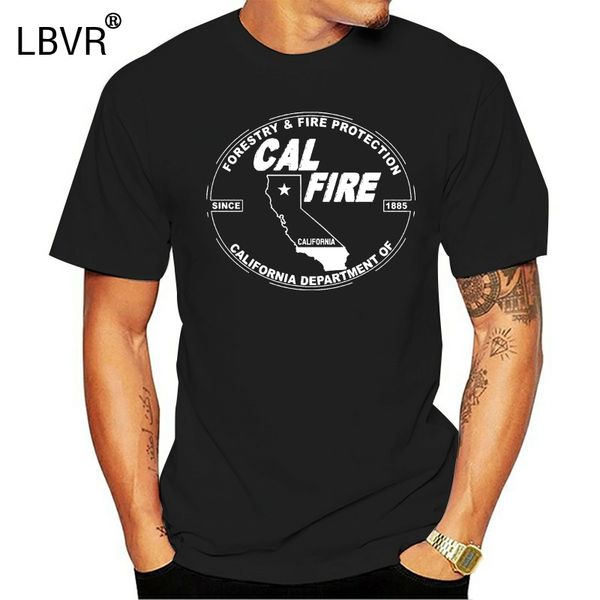 

california firefighter fire department rare us t-shirt