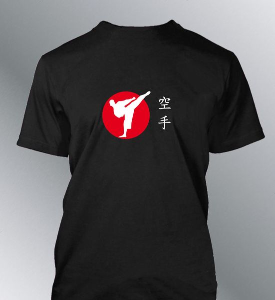 

2019 fashion t-shirt personalizzato karate ml xl xxl uomo girocollo karate100% cotton humor tee shirts