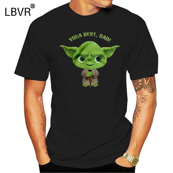 

men funny t shirt fashion tshirt yoda dad - black version women t-shirt