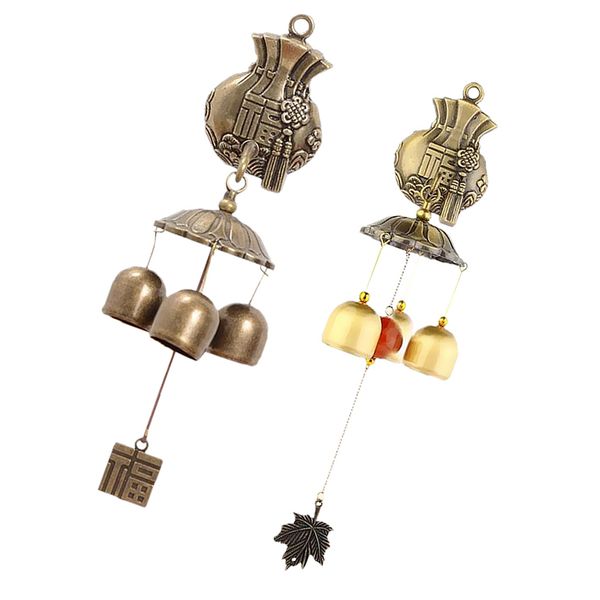 

2x лаки сумка металл ветер куранты малый белл home garden yard windbells decor