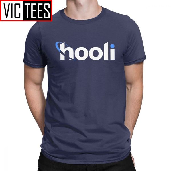 

hooli logo силиконовая долина футболки мужские aviato geek tv ботаник ричард настроение 100% хлопок тройник с коротким рукавом футболка идея