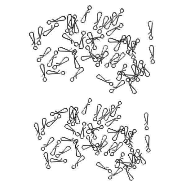 

100шт рыбалка роллинг вертлюги защелки карп лесок разъемы снасть