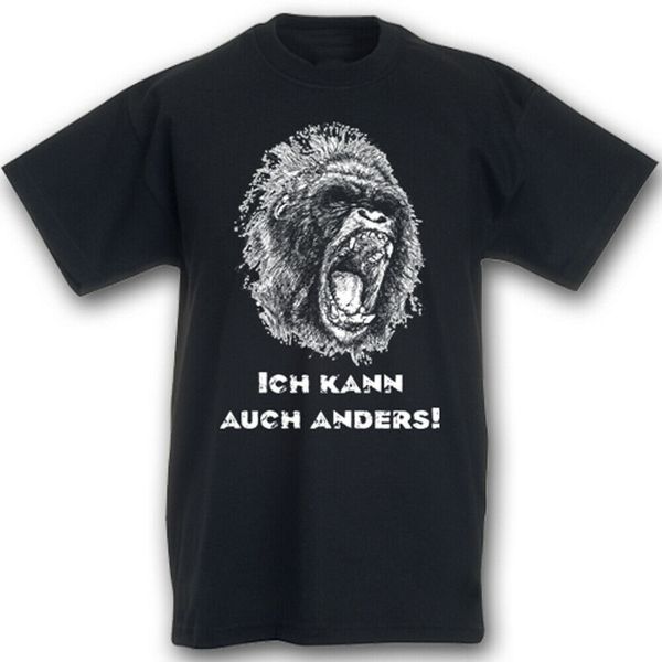 

t-shirt - gorilla kann anders - von shirty - 220 cotton harajuku men tee shirt