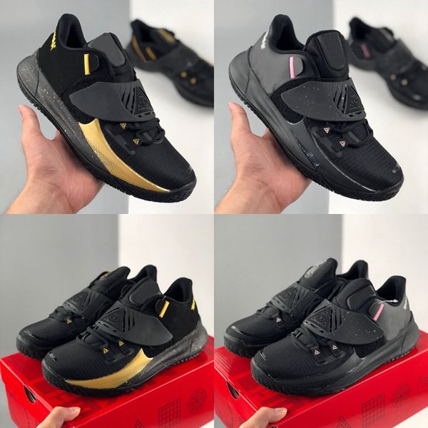 

new mens kyrie 3 low basketball shoes black gold pink irving 3s men youth zoom sports trainers sneakers baskets des chaussures zapatos