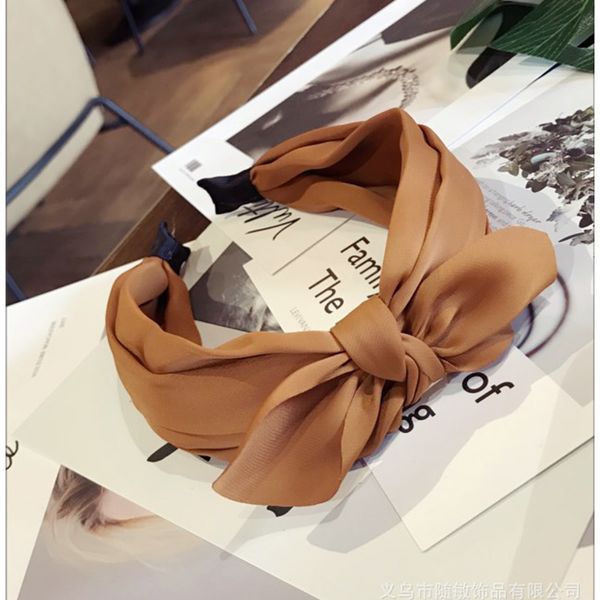 

hair accessories wholesale for women knot headband elastic turban non slip hairband