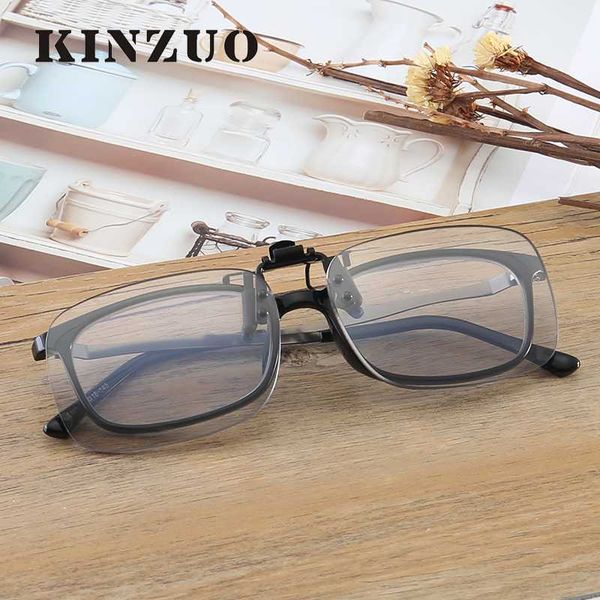 

sunglasses kinzuo multifunctional prescription glasses with flip-over reading optional discoloration anti-blue light, White;black