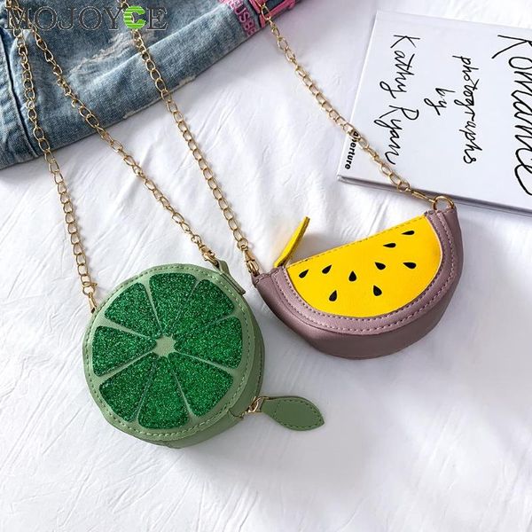 

2020 summer new female bag pu leather women bag cute fruit packet chain shoulder messenger watermelon