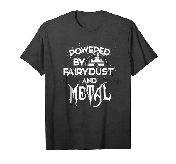 

trending powered by fairy dust and metal rock and roll lover shirt t-shirt