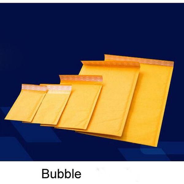 

yellow bubble envelope wrap bag pouches packaging pe bubble bags outer size 110*130mm,150*200mm,200*250mm,230*280mm kraft bubble mailers pad