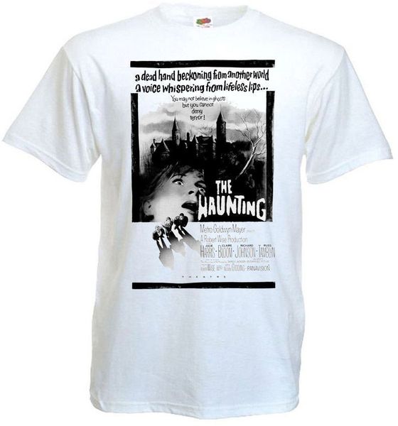 

the haunting v4 t shirt white horror movie poster all sizes s-3xl mans unique cotton short sleeves o-neck t-shirt