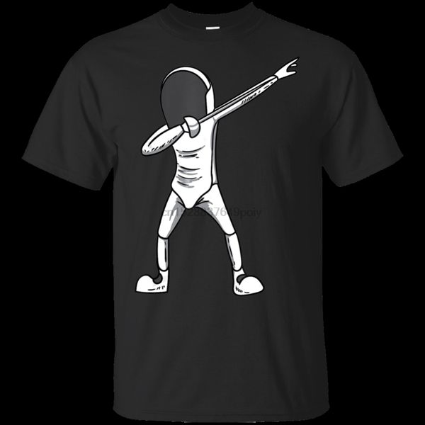 

funny dabbing fencing sports for men and women jt t shirt black for men women