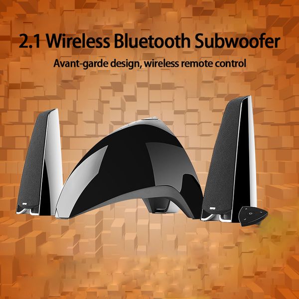 

kyyslb e3360bt 12w*2+40w deskcomputer speaker 2.1 channel wireless bluetooth subwoofer audio with wireless remote control