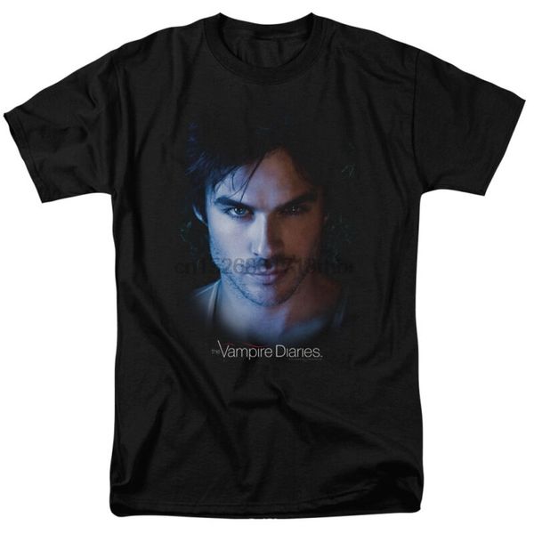 

vampire diaries tv show damon face picture t-shirt all sizes