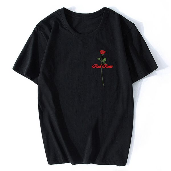 

red roses vogue funny t-shirt men/women print short sleeve cotton t shirts summer casual music tee shirt aesthetic clothes