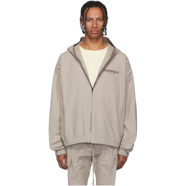 

страх божий fog essentials hooded jacket письмо logo высокого качества пара женщин и мужские пальто дизайнер hfxhjk024, Black;brown