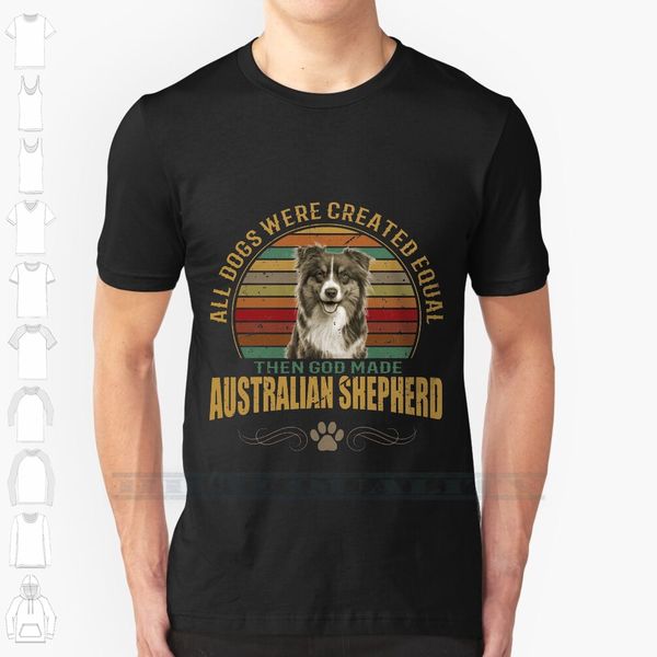 

australian shepherd dog custom design print for men women cotton new cool tee t shirt big size 6xl australian shepherd