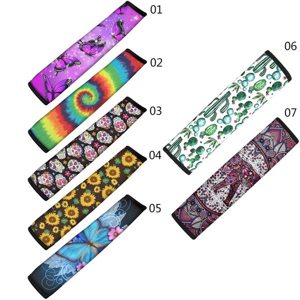 

rainbow colors butterfly pattern car seat belt covers for women easy clean car seatbelt shoulder strap seatbelt pad