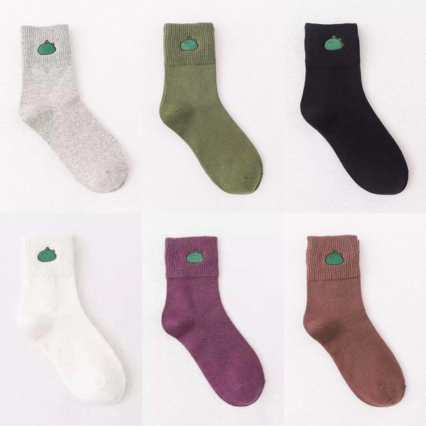 

лето thinstyle вышитого и женщина маленького динозавра мультфильм вышивка твердого colorstyle нейтрального лето thinstyle носков вышитых и т, Black