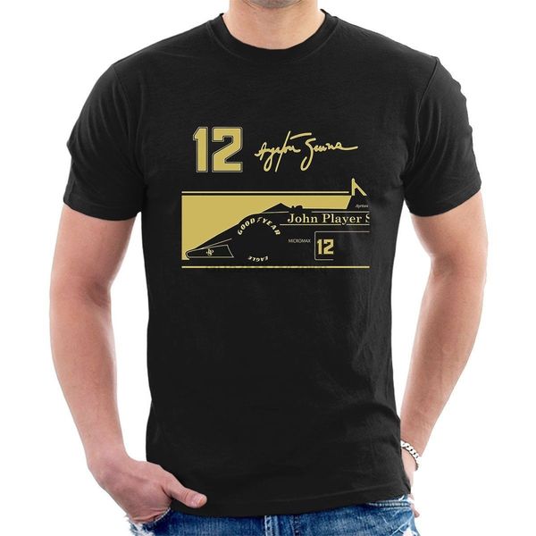 

2019 new fashion casual men t shirt novelty o-neck ayrton senna jps tribute t-shirt 12 signature bulk t shirts