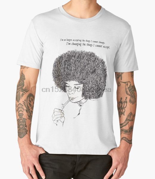 

printed men t shirt cotton o neck tshirts angela davis short sleeve women t shirt
