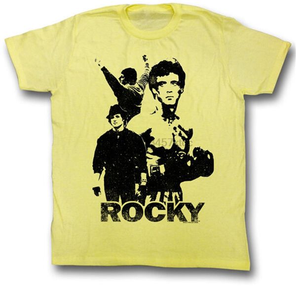 

рокки сильвестр сталоне коллаж look взрослых футболка классический фильм top quality tee shirt