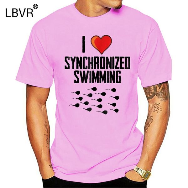 

men t shirt i love synchronized swimming humor version women t-shirt