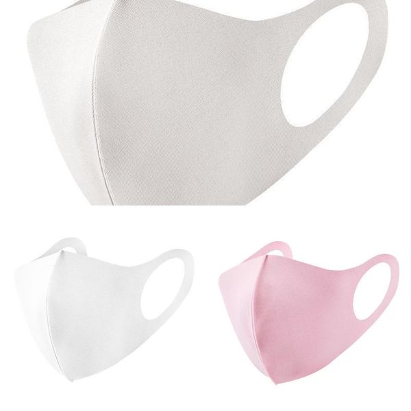 

filter adults mask colors silk 5 valve ice mouth face mask pm2.5 reusable windproof washab hz21