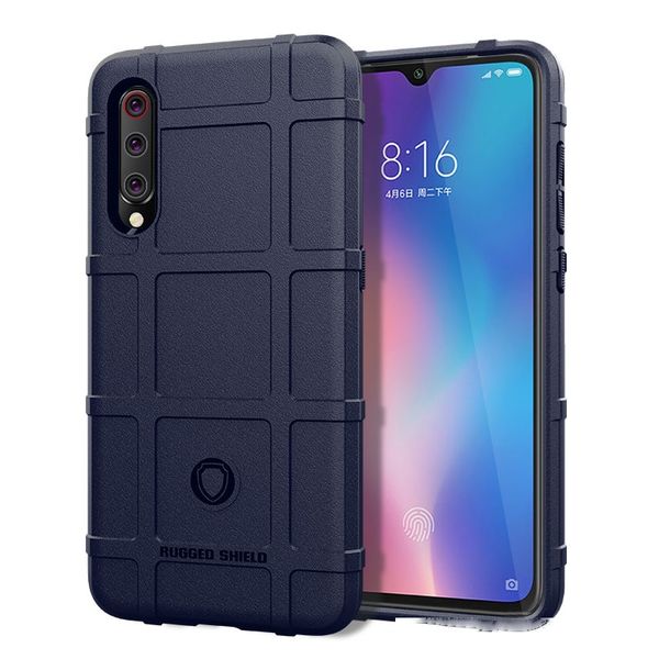 

soft silicone rugged shield case armor hybrid matte cover anti knock shockproof cover for xiaomi 9