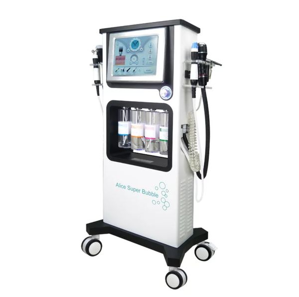 

7- in- 1 hydra facial machine rf skin rejuvenaiton microdermabrasion hydro dermabrasion biolifting wrinkle removal, Black;white