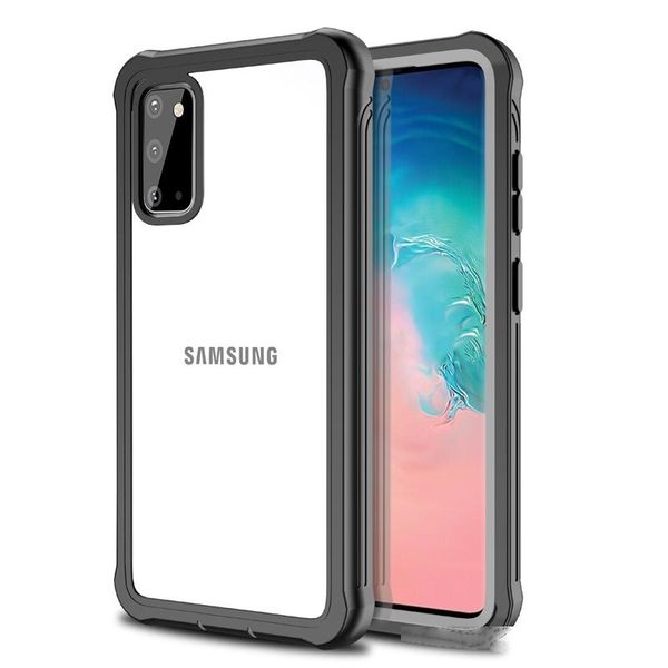 

360 degree full body case for samsung s20 soft silicone anti-knock transparent waterproof cover with screen protector