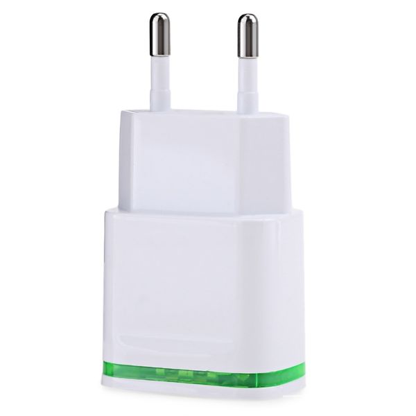 

wall charger 2 usb ports charging adapter for travel home led light