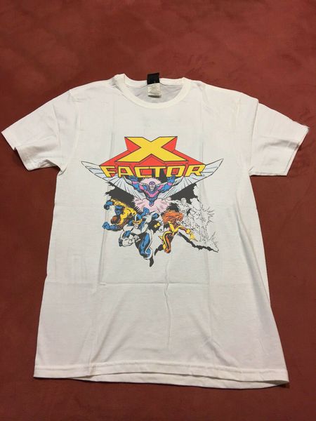 

nos vtg 80s 1988 x factor x men comic t shirt reprint short sleeve sale cotton t-shirt