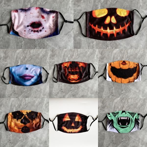 

mask anti-fog mask pumpkin masks clown kids adutls dustproof print face face hallowmas masks rgdq0 washable skull attdb