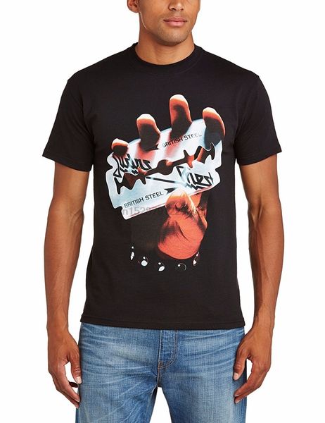 

рукава хлопок бесплатная доставка мужчины короткие judas priest mens t shirt black british steel тройники crew neck мода 2019 футболки