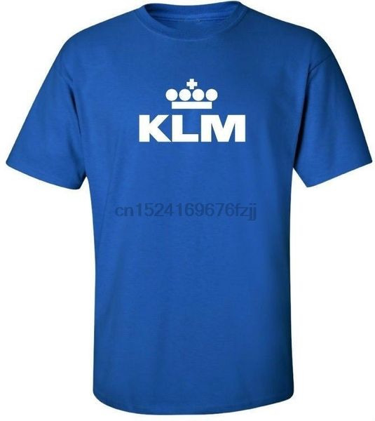 

klm retro logo royal dutch airline aviation t-shirt