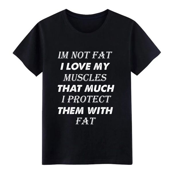 

men's i love my muscles that much t shirt design 100% cotton round neck letters anti-wrinkle fashion spring autumn novelty shirt
