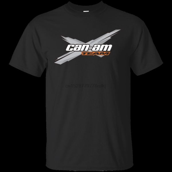 

can-am team brp atv black short sleeve t-shirt for men