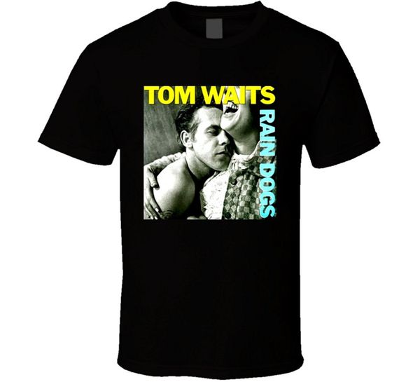 

new tom waits rain dog music legend men's t-shirt size s-3xl t shirts casual brand clothing cotton tee plus size
