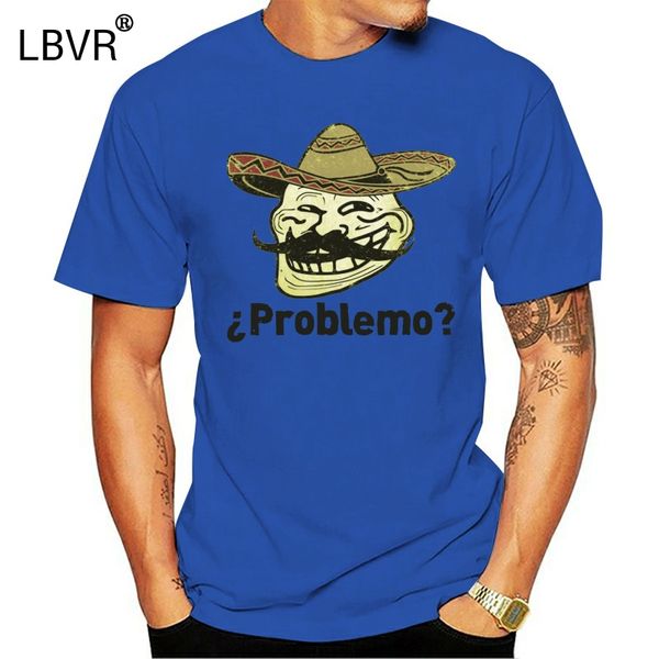 

troll face you mad problemo mens yellow t-shirt