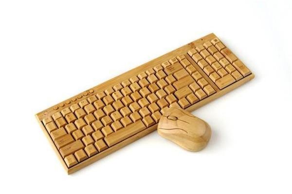 

wireless multimedia bamboo keyboard and mouse combo bamboo environmental protection low carbon healthy comfortable for using dhl