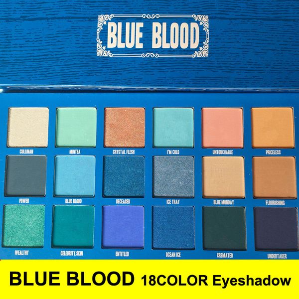 

five star blue blood eyeshadow palette makeup blue blood 18 color eyeshadow palette shimmer matte ing