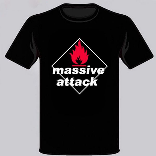 

new massive attack hip hop group men's black t-shirt size s m l xl 2xl 3xl tee shirt custom special print