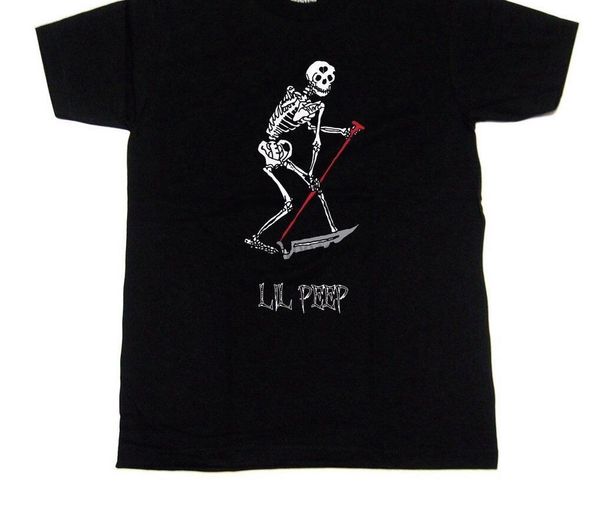 

goth angel sinner lil peep black t-shirt high quality