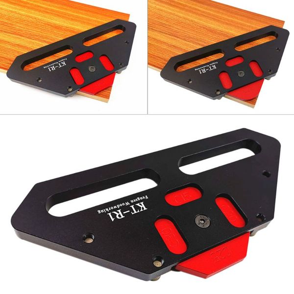 

aluminum alloy radius panel quick jig router table bits jig corner positioning template woodworking