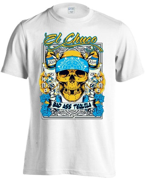 

tequila t shirt bad hombre tattoo skull streetwear el chuco fighter small to 6xl