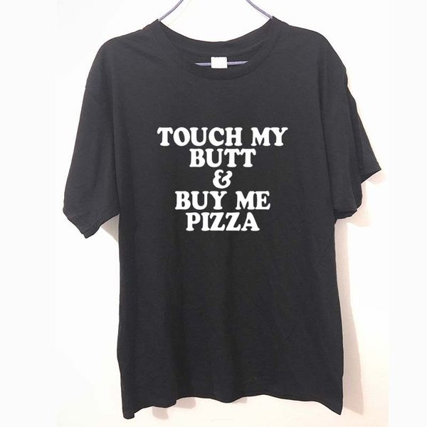 

новый сенсорный my край buy me пицца letters мужчины футболка с коротким рукавом круглый шеи мужской смешные футболки fashion boy футболках