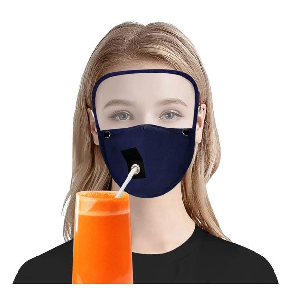 

защитный щит глаз косплей видимый унисекс костюмы аксессуары window clear с mask mascarillas topmask bbyljb bdehome, Black