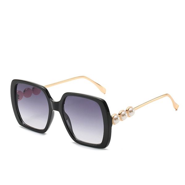 

oversize square sunglasses women 2020 classic vintage pearl cat eye sun glasses personality for female retro shades uv400 oculos, White;black