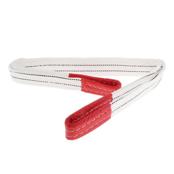 

flat lifting sling towing pulling strap rope synthetic fibre 3 tonnes, 1-4m