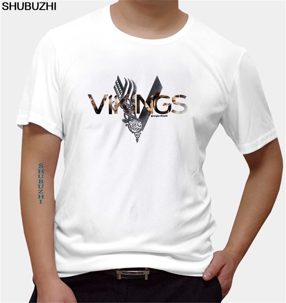 

men t shirt floki vikings clothing crewneck 100% cotton clothing casual t-shirt short sleeved funky man tee euro size